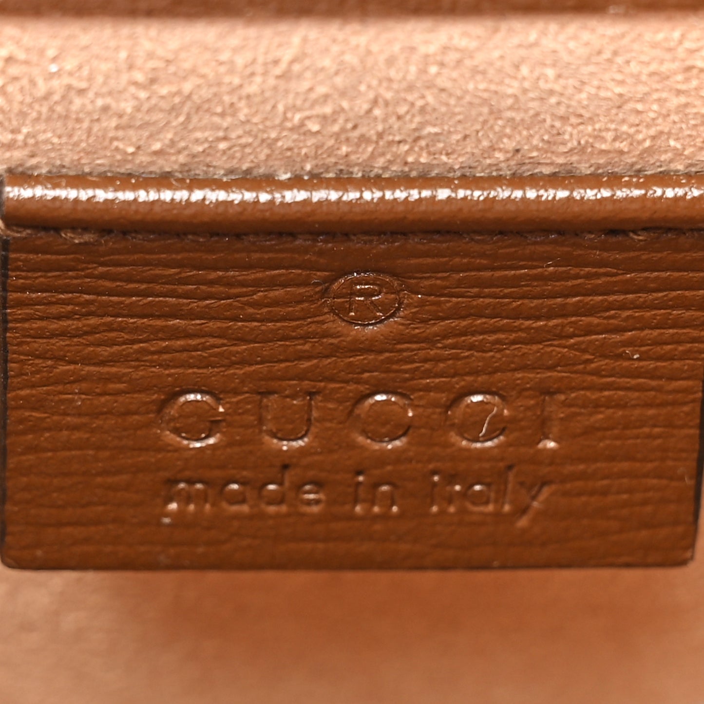 GG Supreme Monogram Mini Horsebit 1955 Crossbody Bag Beige Brown Sugar