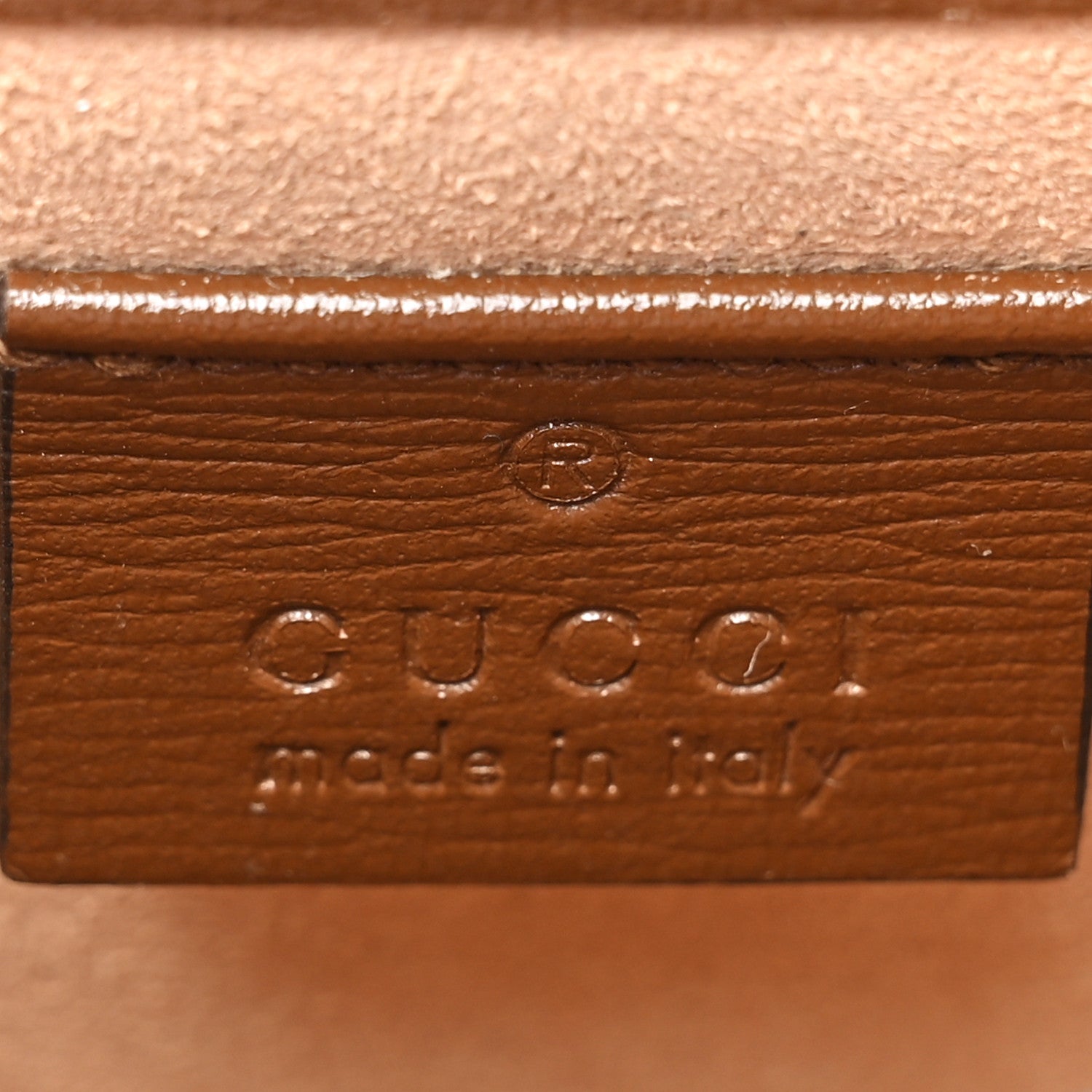 Gucci GG Supreme Monogram Mini Horsebit 1955 Crossbody Bag Beige Brown Sugar 6 of 9
