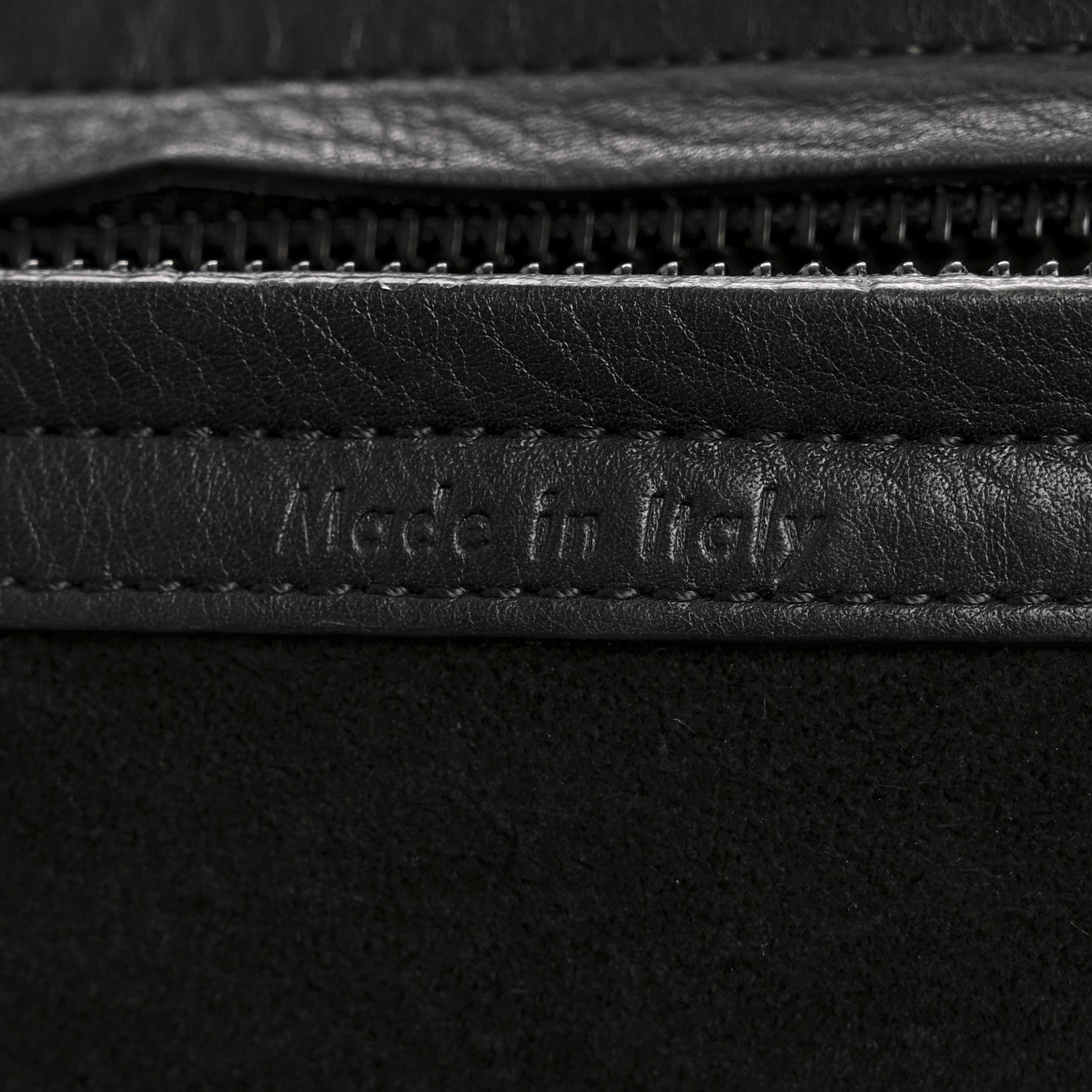 Celine Grained Calfskin Medium Phantom Luggage Black 7 of 14