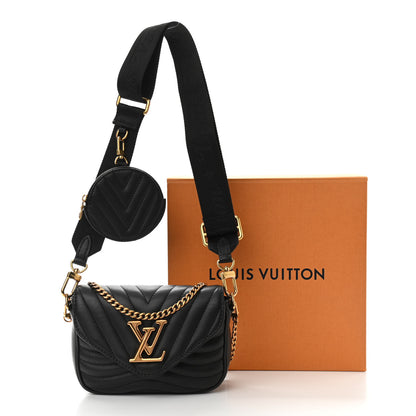 Louis Vuitton Calfskin New Wave Multi Pochette Black 13 of 13