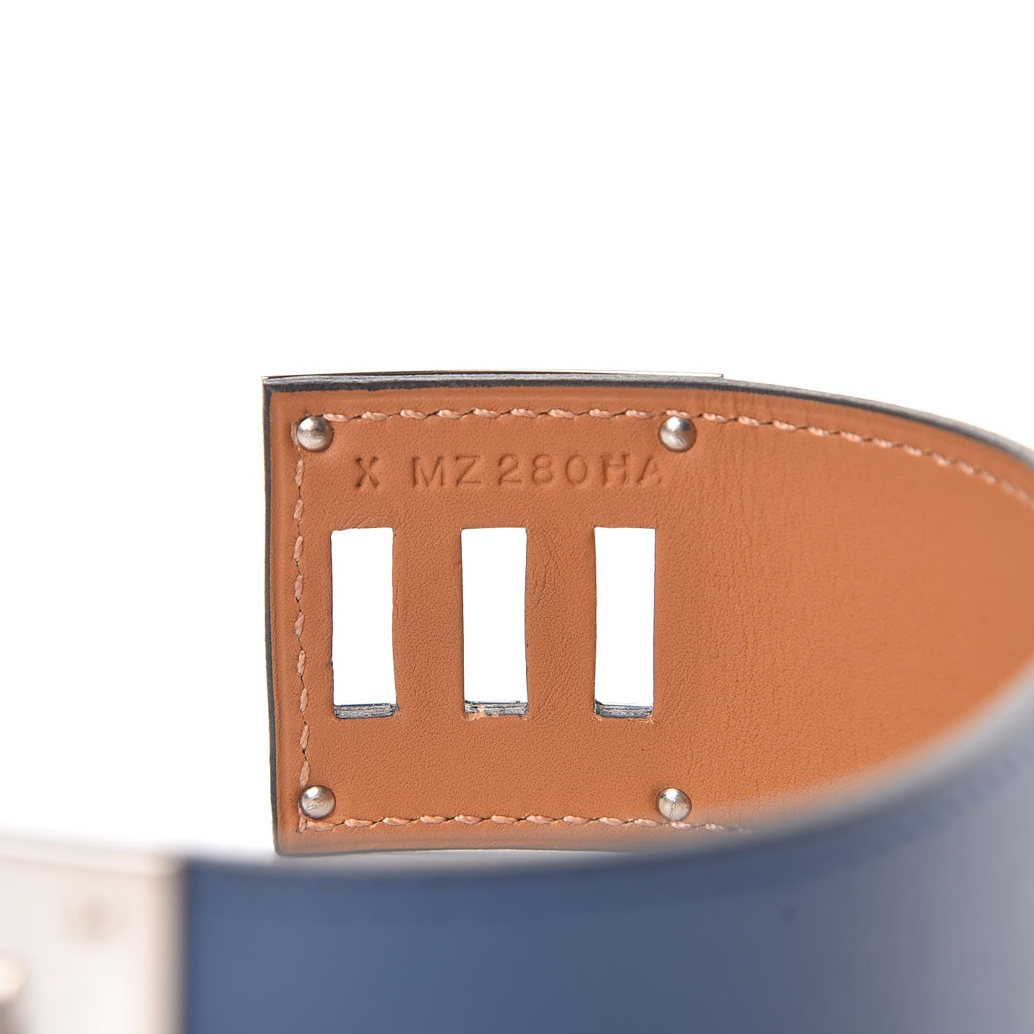 Hermes Swift Kelly Dog Bracelet in Bleu Agate 5 of 5