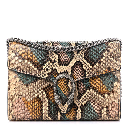 Gucci Snakeskin Mini Dionysus Chain Wallet Multicolor 1 of 14