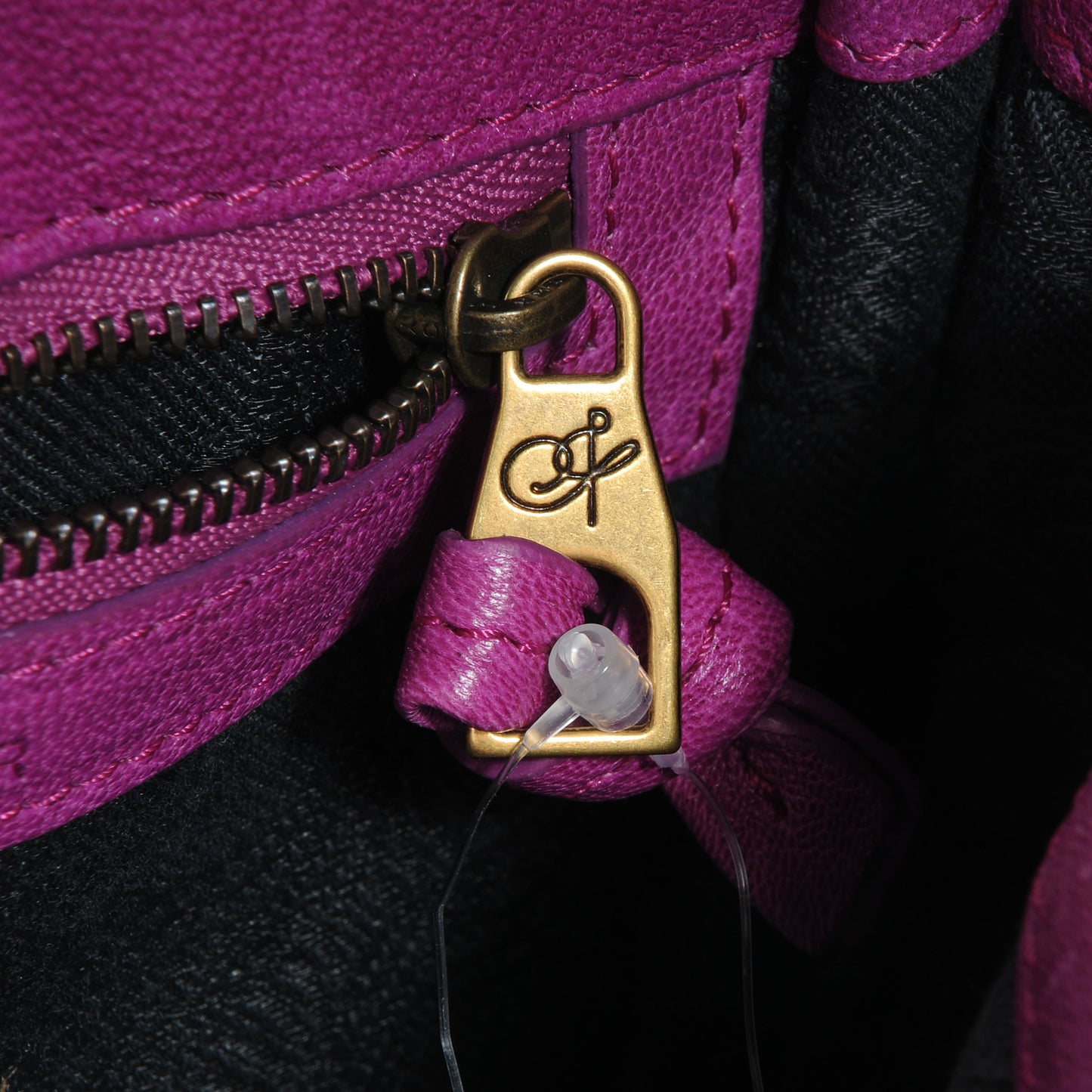 Leather PS1 Crossbody Pouch Orchid