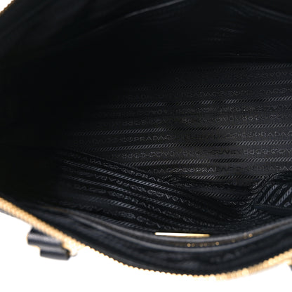 Prada Tessuto Nylon Saffiano Shopping Tote Black 5 of 10