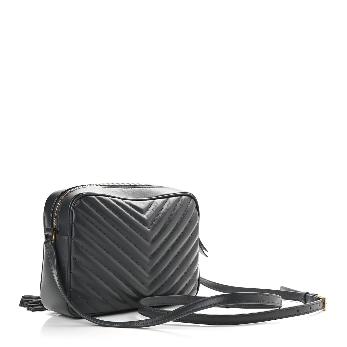 Calfskin Matelasse Monogram Lou Camera Bag Grey