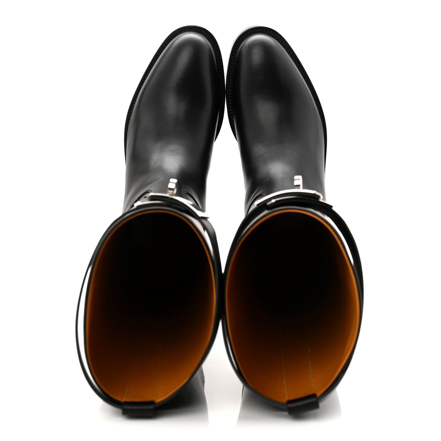 Hermes Box Kelly Jumping Boots 36 Black 2 of 10