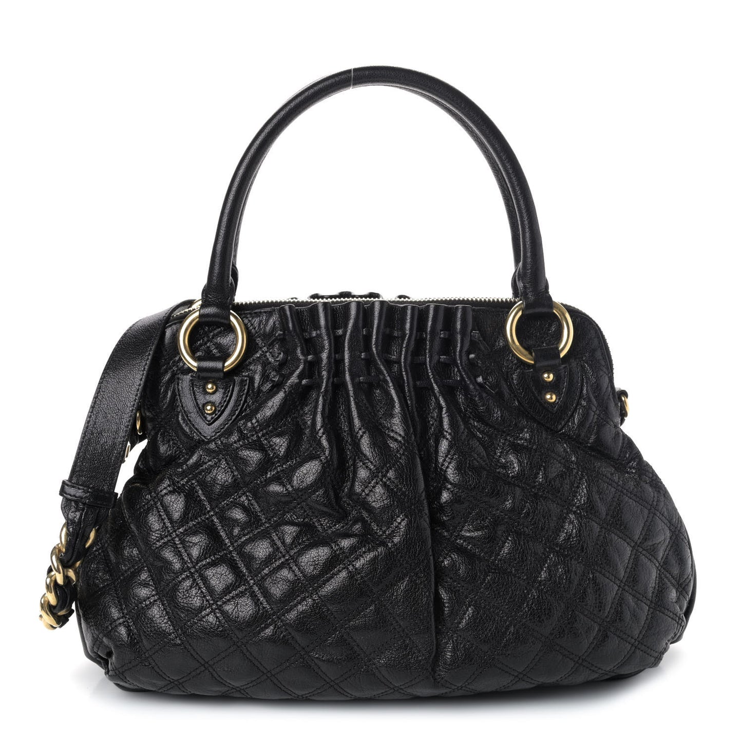 Lambskin Quilted Small Cecilia Black