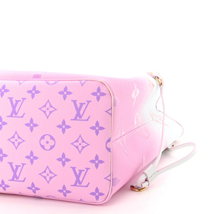 Louis Vuitton Monogram Giant Spring In The City Neverfull MM Sunrise Pastel 9 of 10