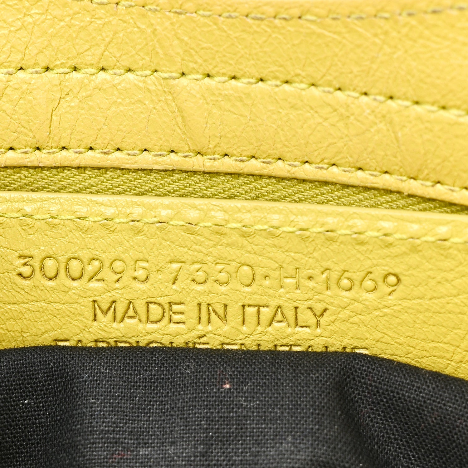 Balenciaga Agneau Classic Silver Hardware Mini City Jaune Poussin 8 of 11
