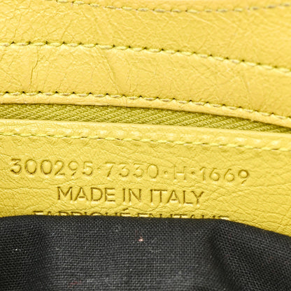 Balenciaga Agneau Classic Silver Hardware Mini City Jaune Poussin 8 of 11