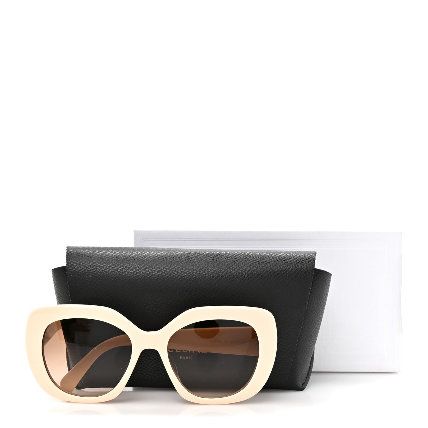 Acetate Triomphe 01 Sunglasses CL 40226U White