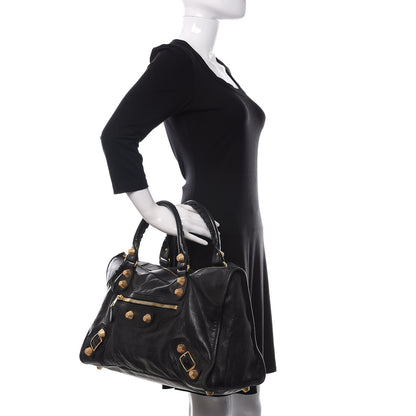 Balenciaga Agneau Giant 21 Gold Hardware Work Black 2 of 12
