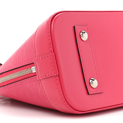 Louis Vuitton Epi Jacquard Alma BB Rose Pondicherry 9 of 12