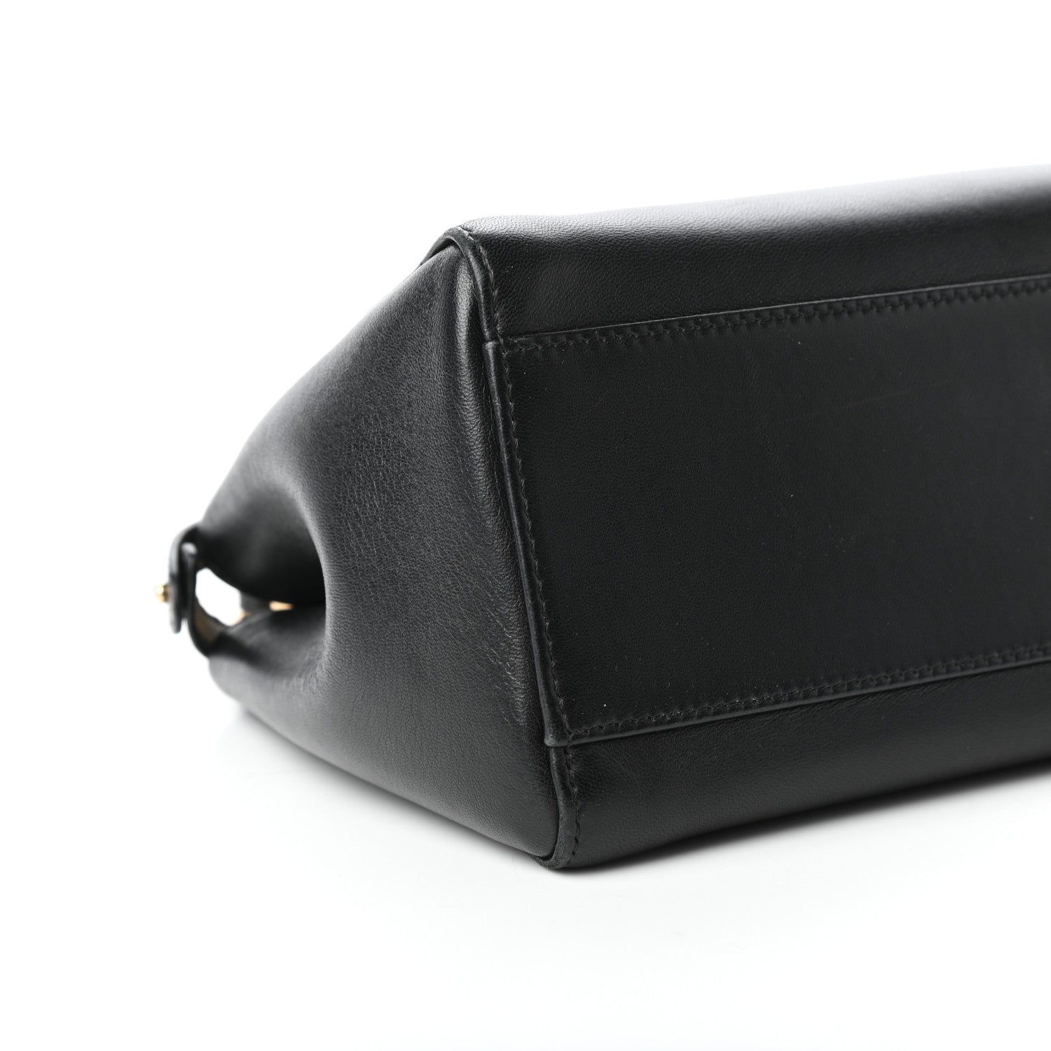 Fendi Nappa Mini Peekaboo Iconic Satchel Black 7 of 8