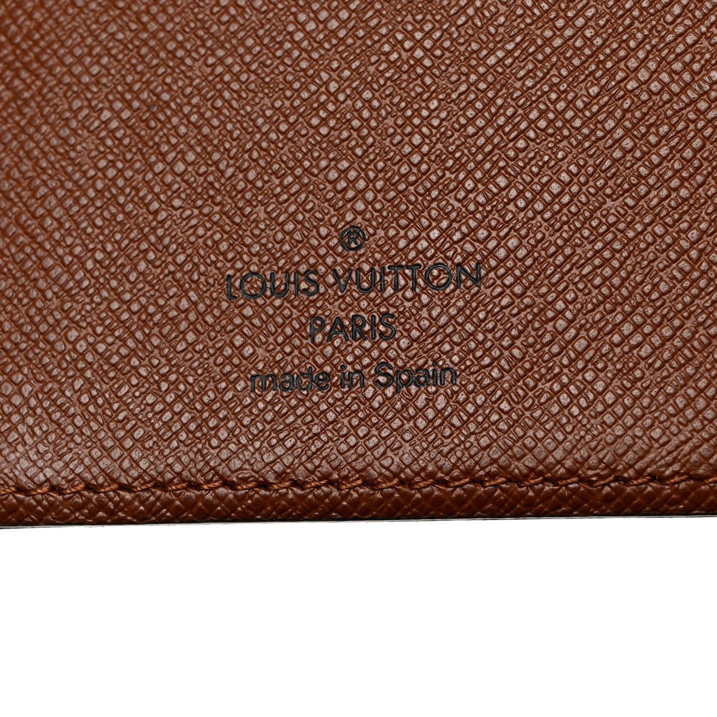 Monogram Pocket Agenda Cover