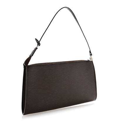 Louis Vuitton Epi Pochette Accessories 24 Moka 3 of 15