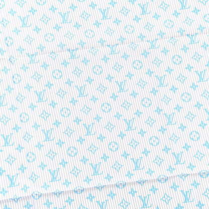 Louis Vuitton Silk Sur Mesure Square Scarf Blue 3 of 4