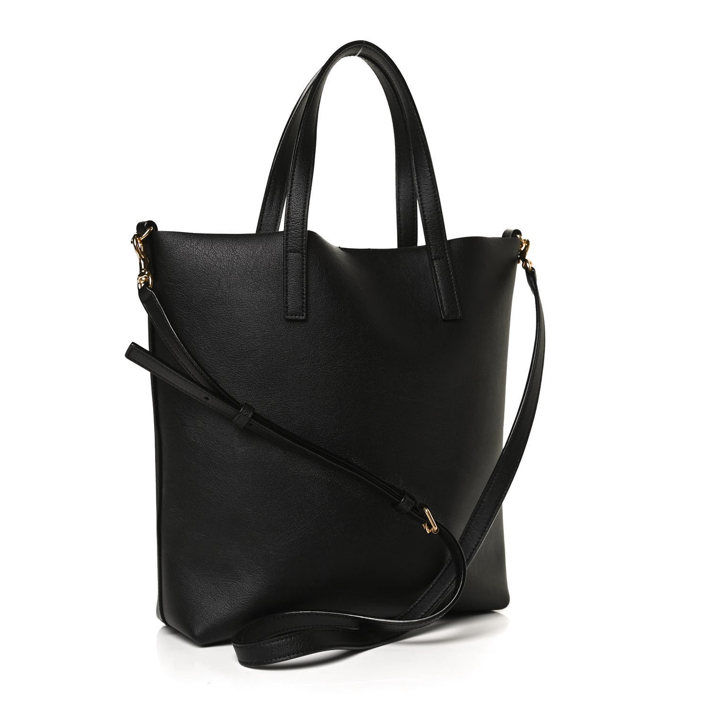 Calfskin Toy Shopping Tote Black