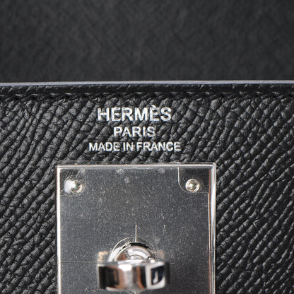 Hermes Epsom Kelly Sellier 28 Black 15 of 38
