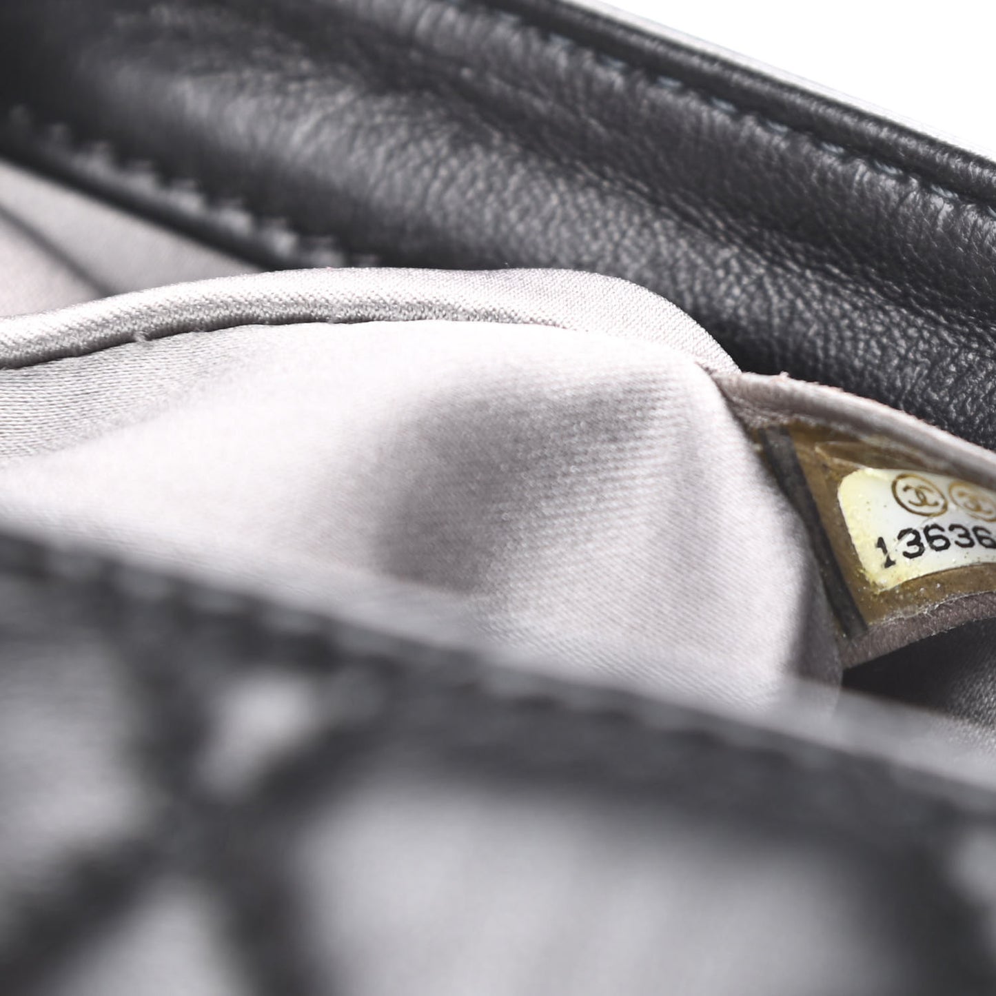 Lambskin Quilted Medium Coco Rain Flap Black