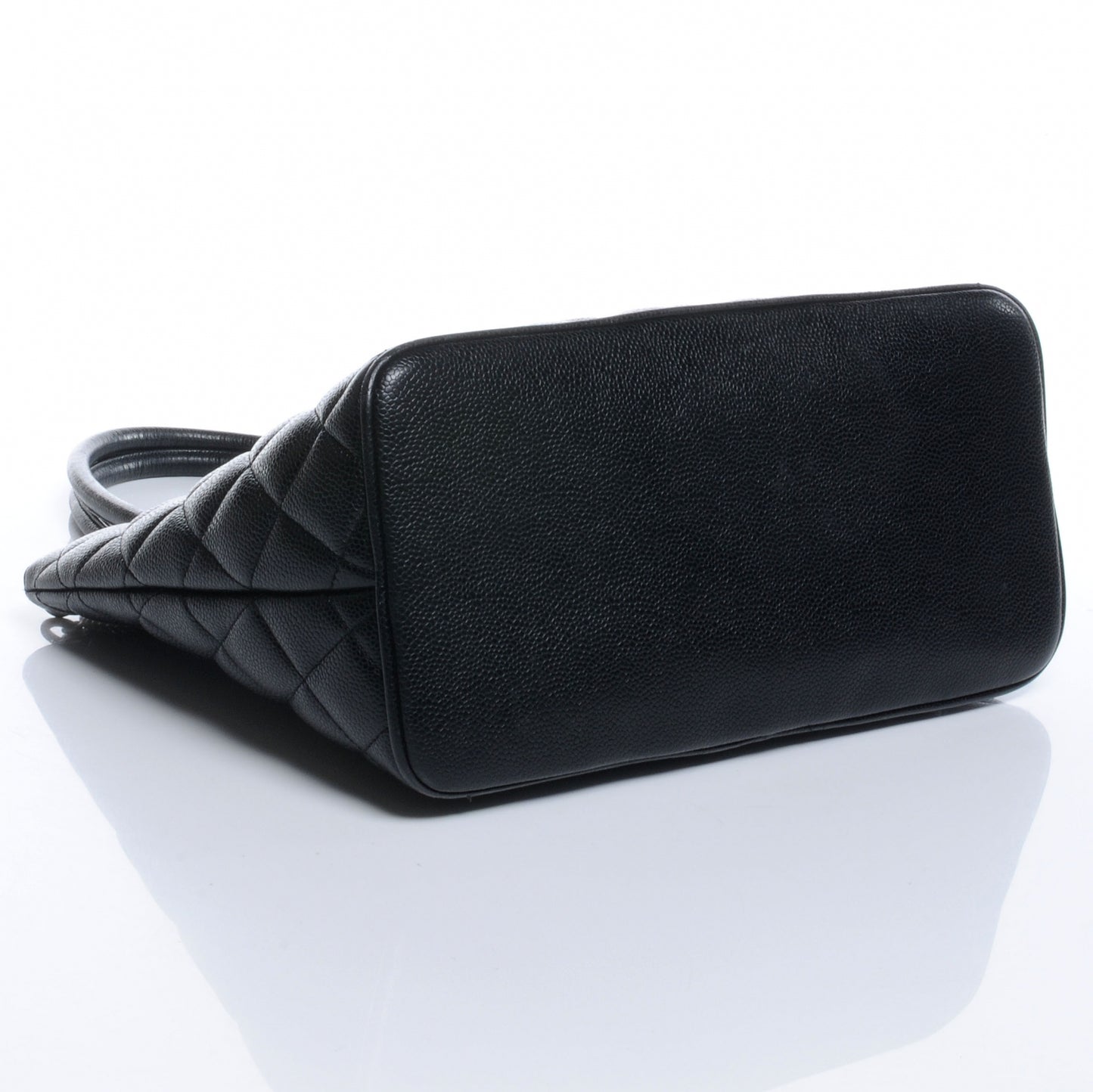 Caviar Medallion Tote Black