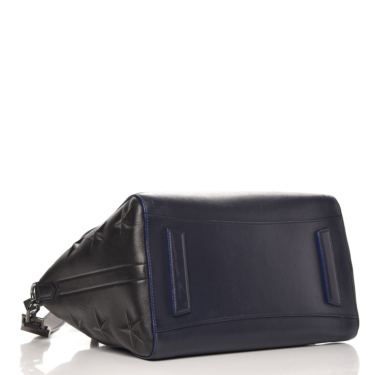 Givenchy Smooth Calfskin Star Embossed Medium Antigona Black Blue 4 of 14