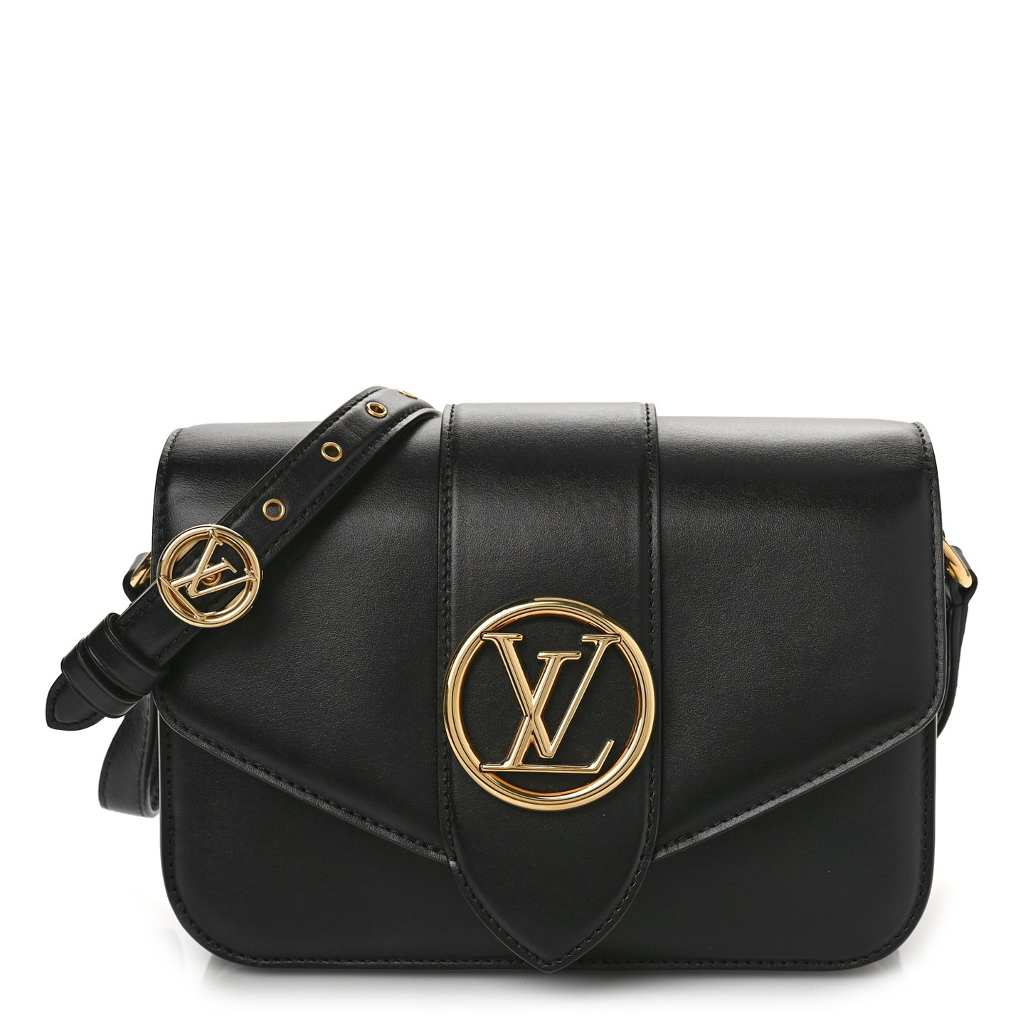 Smooth Calfskin LV Pont 9 Black