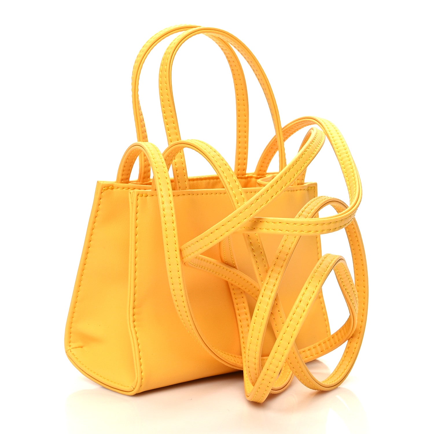 Telfar Vegan Leather Small Shopping Bag Margarine 2 of 9