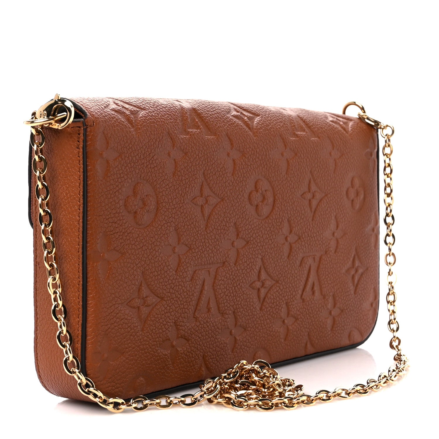 Louis Vuitton Empreinte Pochette Felicie Chain Wallet Cognac 4 of 15
