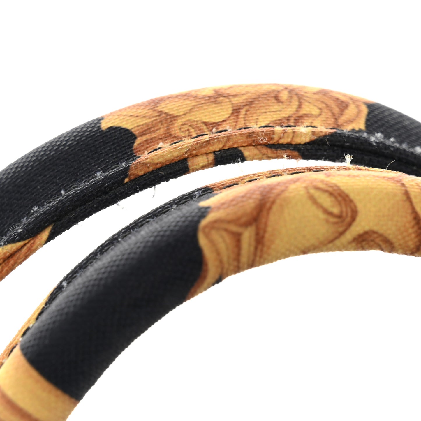 Canvas Baroque Print Medusa Small Tote Black