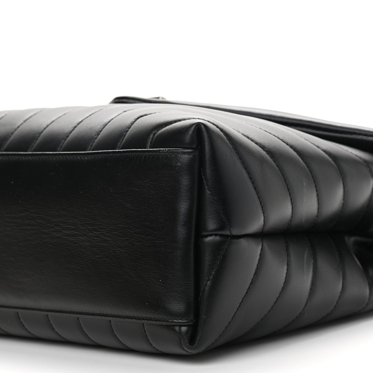 Saint Laurent Calfskin Y Quilted Monogram Medium Loulou Chain Satchel Black 11 of 11