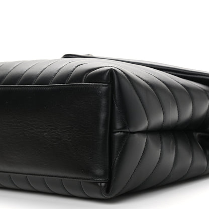 Saint Laurent Calfskin Y Quilted Monogram Medium Loulou Chain Satchel Black 11 of 11