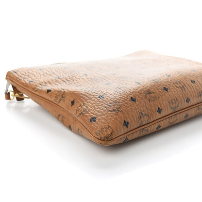 MCM Visetos Medium Crossbody Pouch Cognac 6 of 10