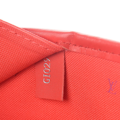 Louis Vuitton Monogram Escale Neverfull MM Rouge 7 of 10