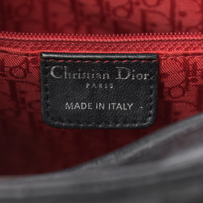 Christian Dior Lambskin Cannage Medium Lady Dior Black 5 of 10