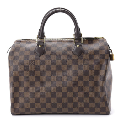 Louis Vuitton Damier Ebene Speedy 30 1 of 10