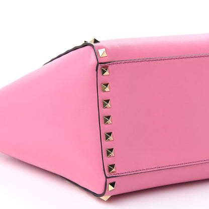 Valentino Garavani Vitello Small Rockstud Double Handle Tote Ninphea 7 of 8