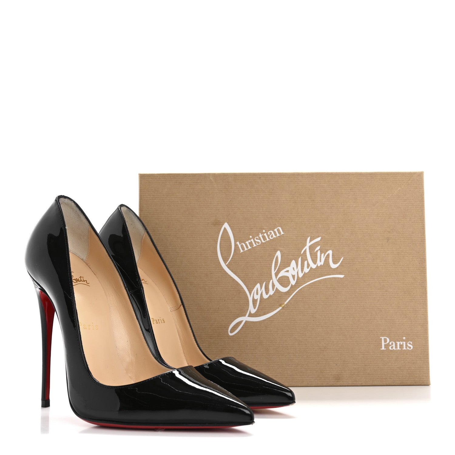 Christian Louboutin Patent So Kate 120 Pumps 38.5 Black 11 of 11