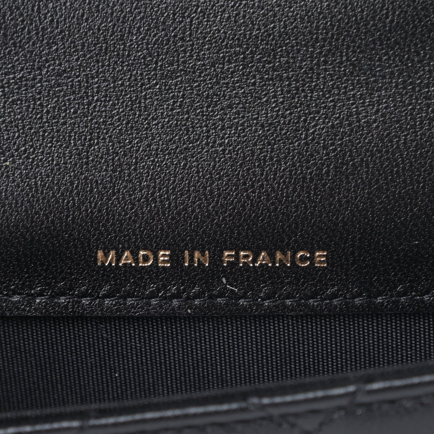 Lambskin Quilted Top Handle Flap Coin Purse With Chain Black