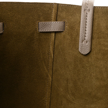 Celine Soft Grained Calfskin Small Belt Cabas Phantom Taupe 11 of 13
