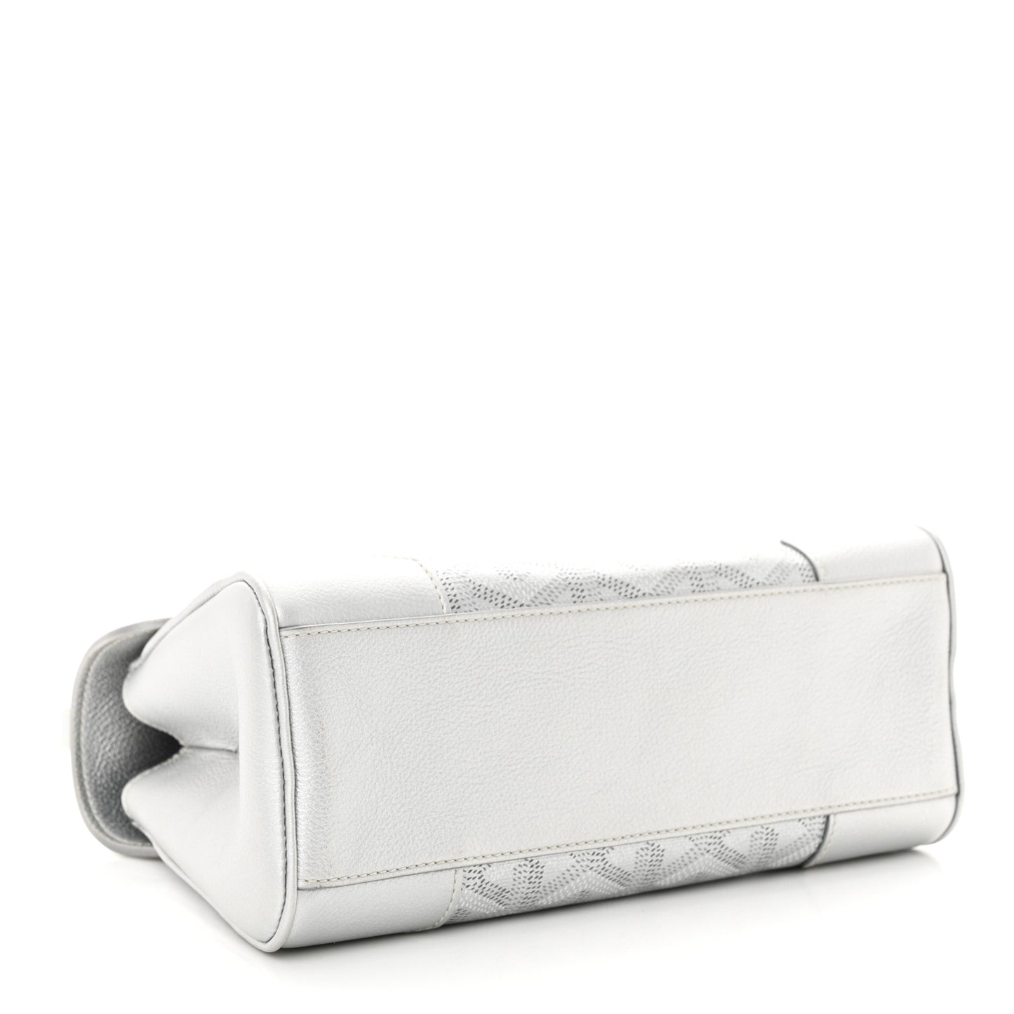 Goyardine Precious Metals Mini Saigon Silver