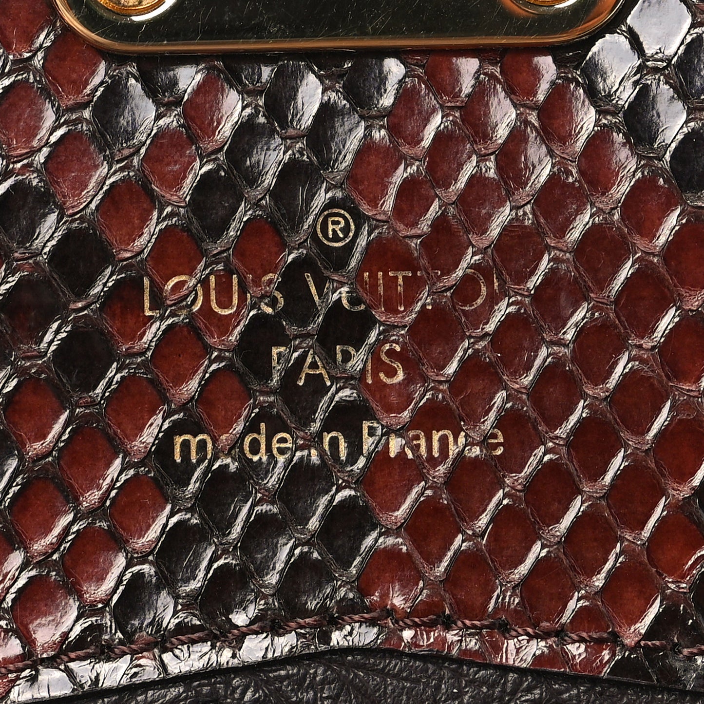 Monogram Python Ostrich Lizard Majestueux Wallet