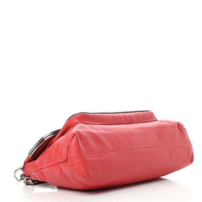 Dolce & Gabbana Calfskin Miss Sleek Shoulder Bag Red 4 of 18