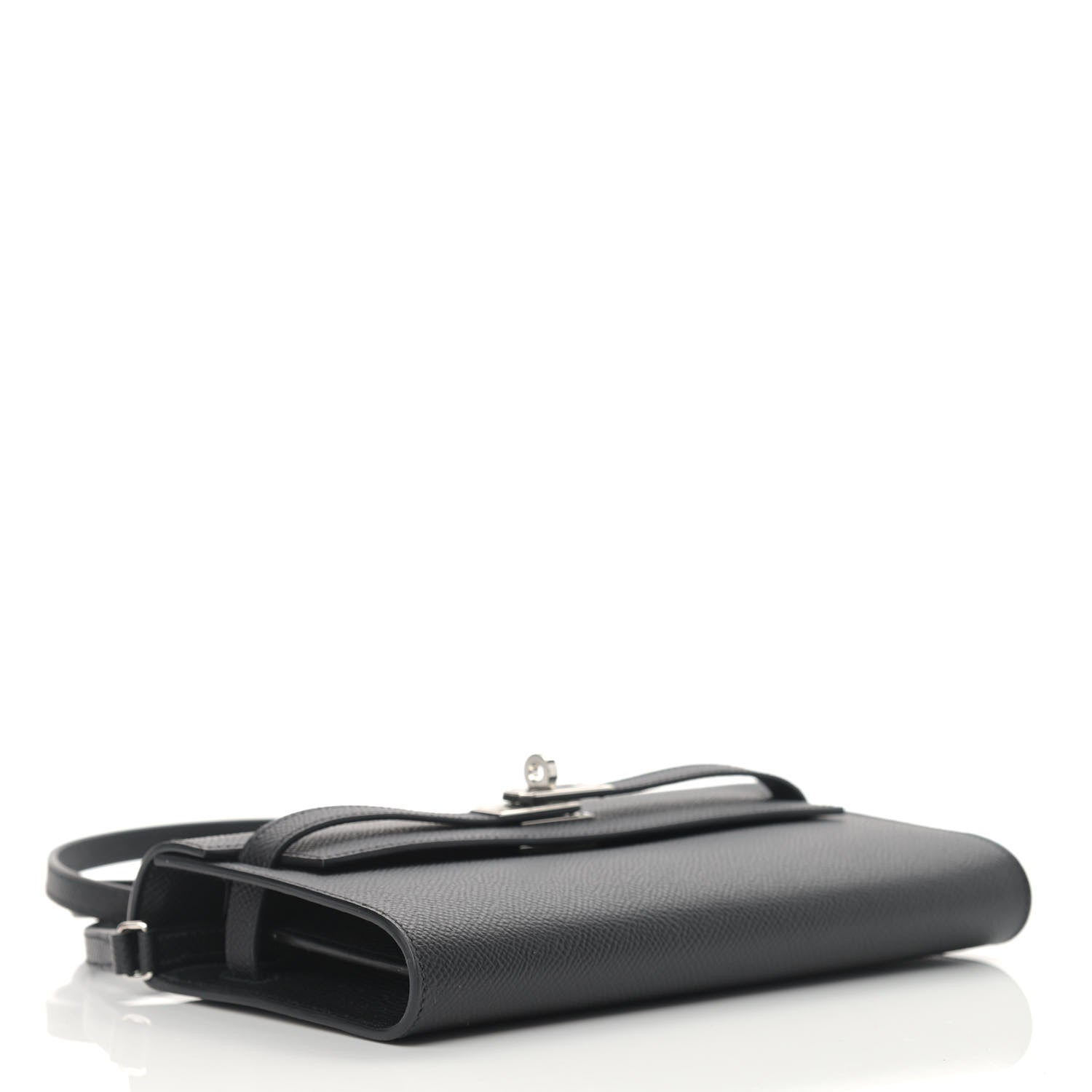 Hermes Epsom Kelly Wallet To Go Black 3 of 8