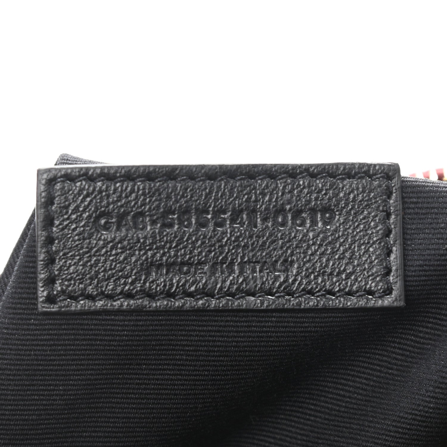 Saint Laurent Suede All-Over Monogram Crossbody Burgundy 7 of 10