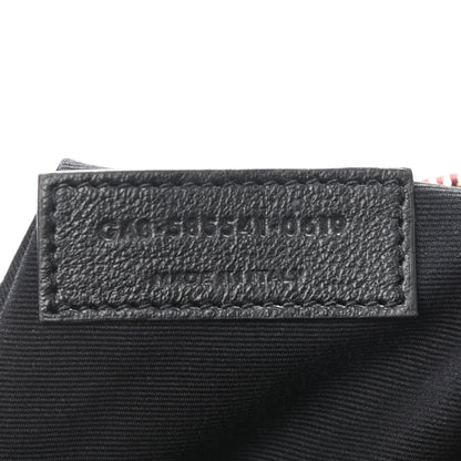 Saint Laurent Suede All-Over Monogram Crossbody Burgundy 7 of 10