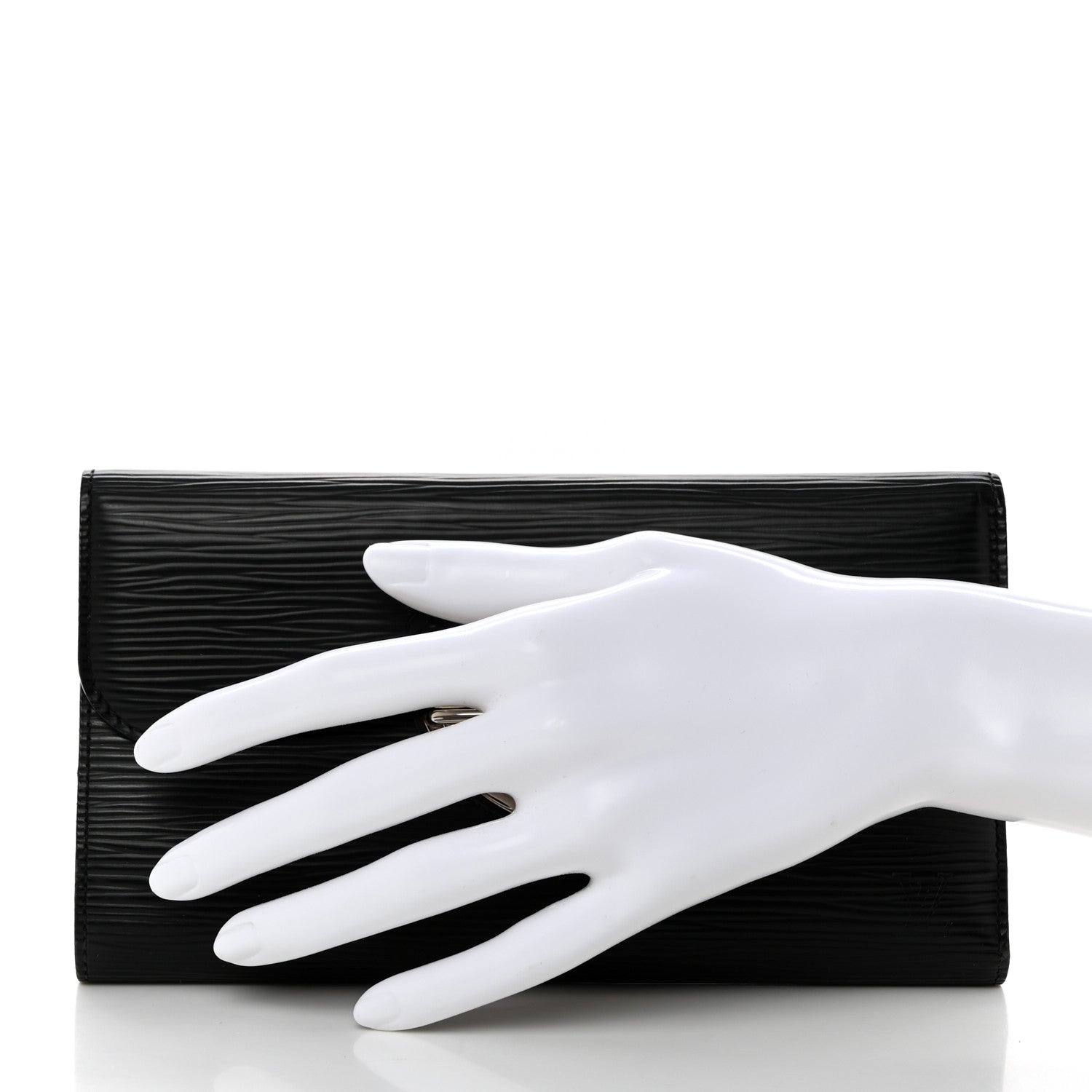 Louis Vuitton Epi Eugenie Wallet Black 2 of 7