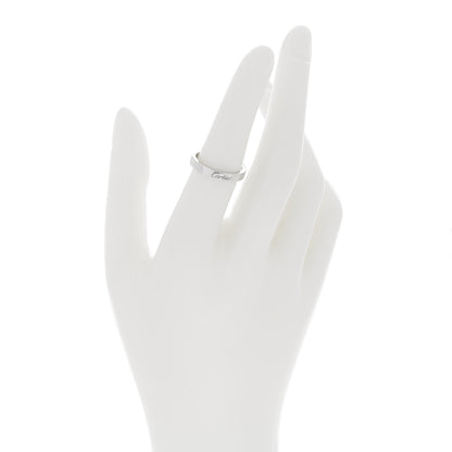 Cartier Platinum 3mm C De Cartier Wedding Band Ring 52 6 2 of 4