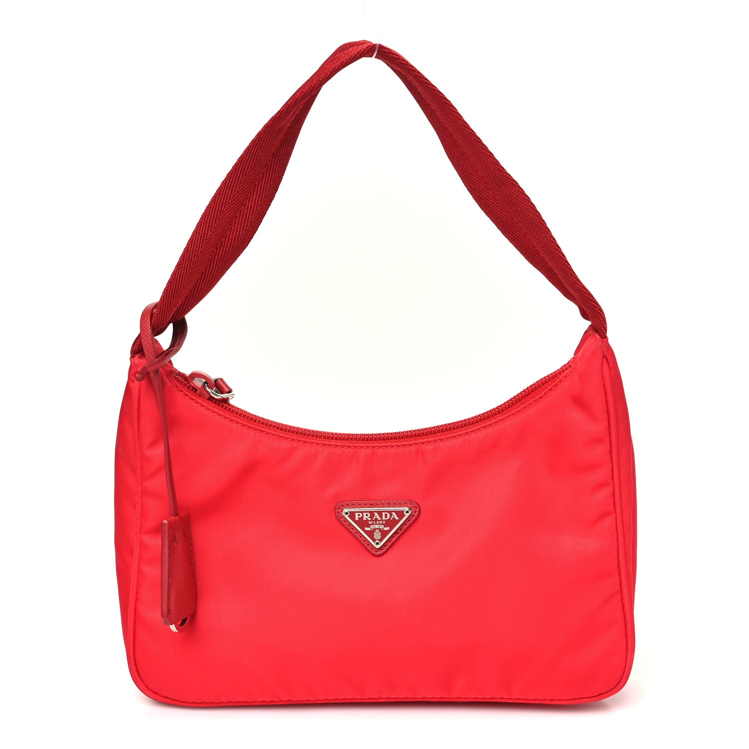 Prada Tessuto Nylon Mini Re-Edition 2000 Bag Rosso 1 of 8