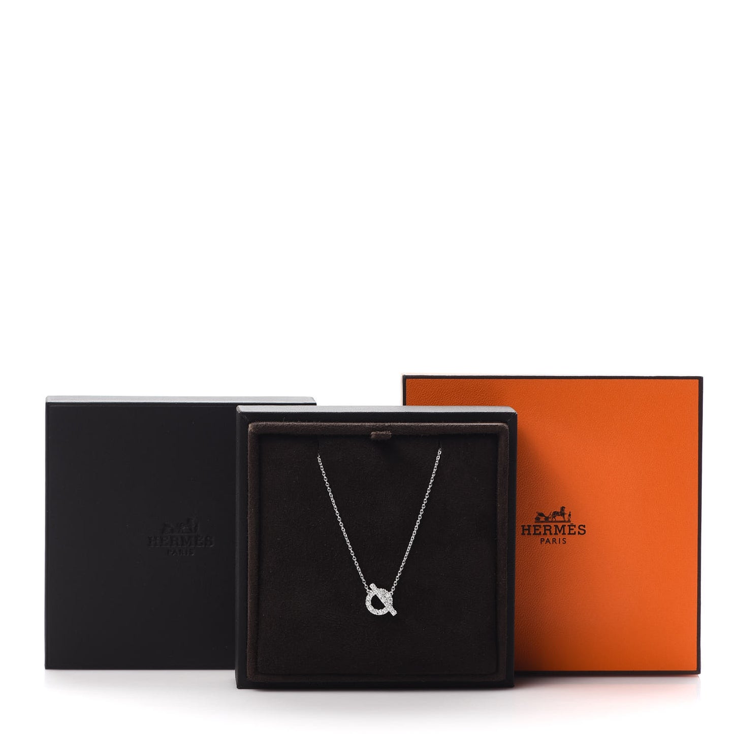 18K White Gold Diamond Finesse Pendant Necklace